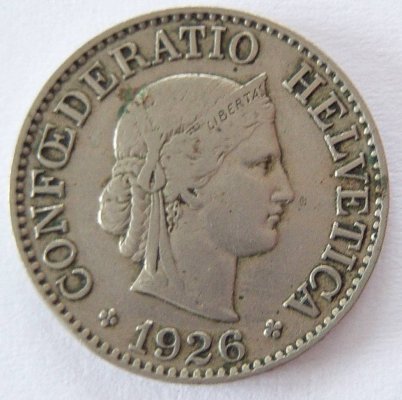  Schweiz 10 Rappen 1926 B   