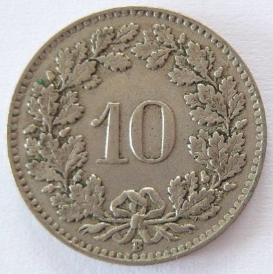  Schweiz 10 Rappen 1929 B   