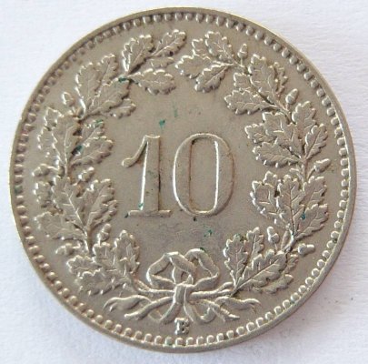  Schweiz 10 Rappen 1933 B   