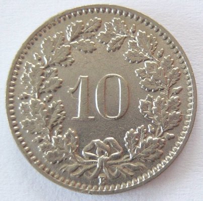  Schweiz 10 Rappen 1939 B   