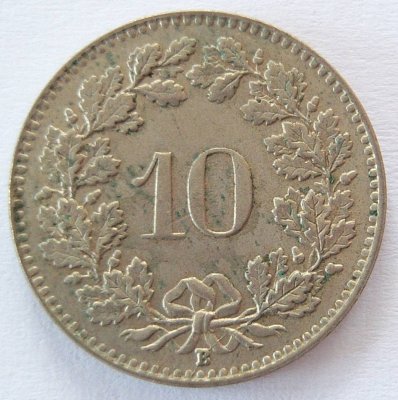  Schweiz 10 Rappen 1959 B   