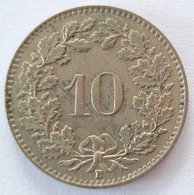  Schweiz 10 Rappen 1959 B   