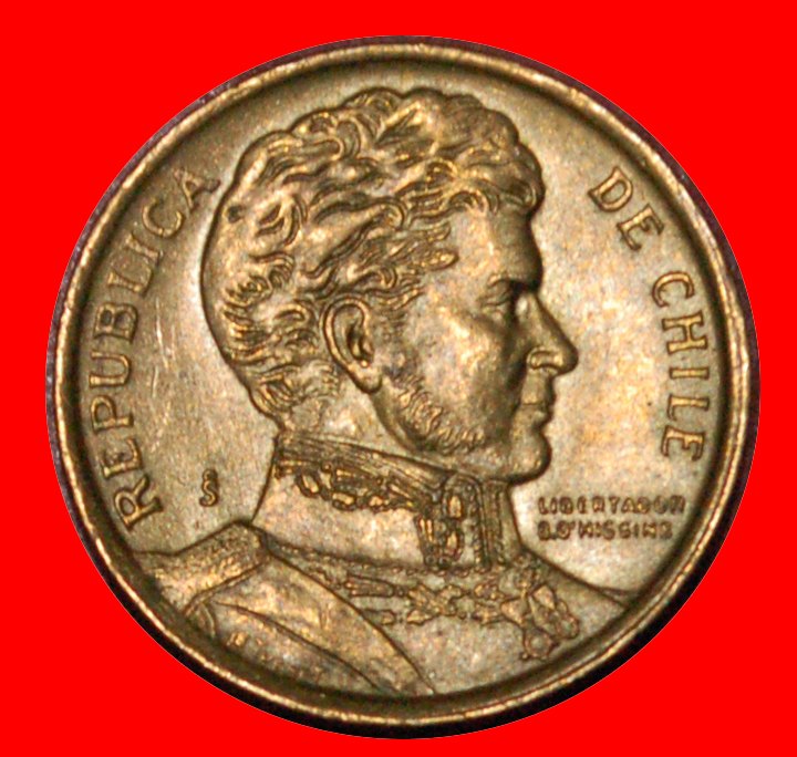  * JUST PUBLISHED: CHILE ★ 1 PESO 1987! O'HIGGINS (1778-1842) LOW START ★ NO RESERVE!   