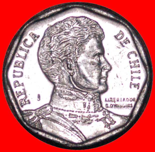  * DISCOVERY COIN: CHILE ★ 1 PESO 2013! MINT LUSTRE! O'HIGGINS (1778-1842) LOW START ★ NO RESERVE!   