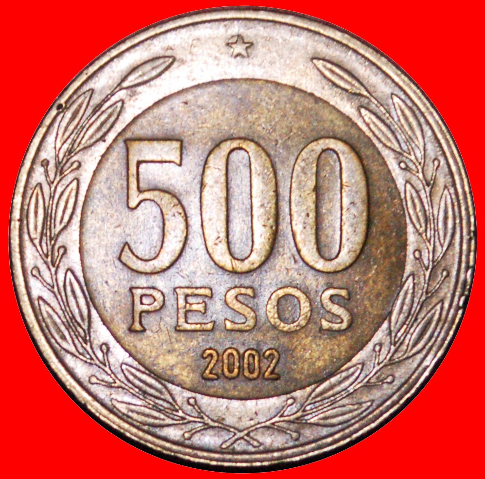 * DISCOVERY COIN: CHILE ★ 500 PESOS 2002! CARDINAL HENRIQUEZ (1907-1999) LOW START ★ NO RESERVE!   