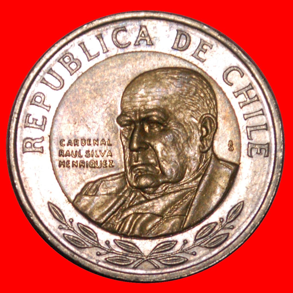  * DISCOVERY COIN: CHILE ★ 500 PESOS 2008! CARDINAL HENRIQUEZ (1907-1999) LOW START ★ NO RESERVE!   