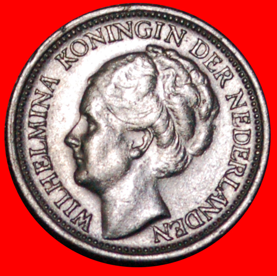  * NIEDERLANDE SILBER (1944-1947): CURACAO ★ 1/10 GULDEN 1947! WILHELMINA (1890-1948)★OHNE VORBEHALT!   