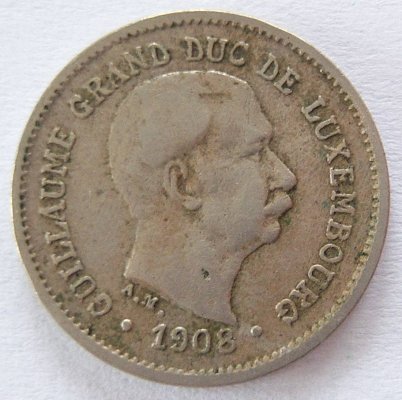  Luxemburg 5 Centimes 1908   