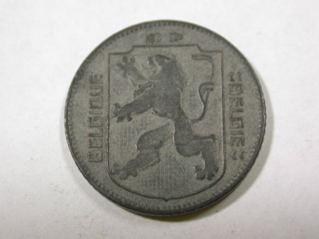  F14  Belgien  1 Franc  1943 in ss    Originalbilder   