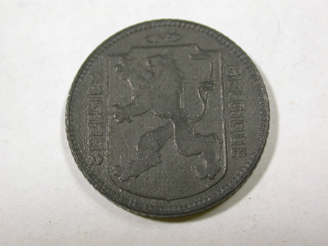  F14  Belgien  1 Franc  1943 in vz+   Originalbilder   