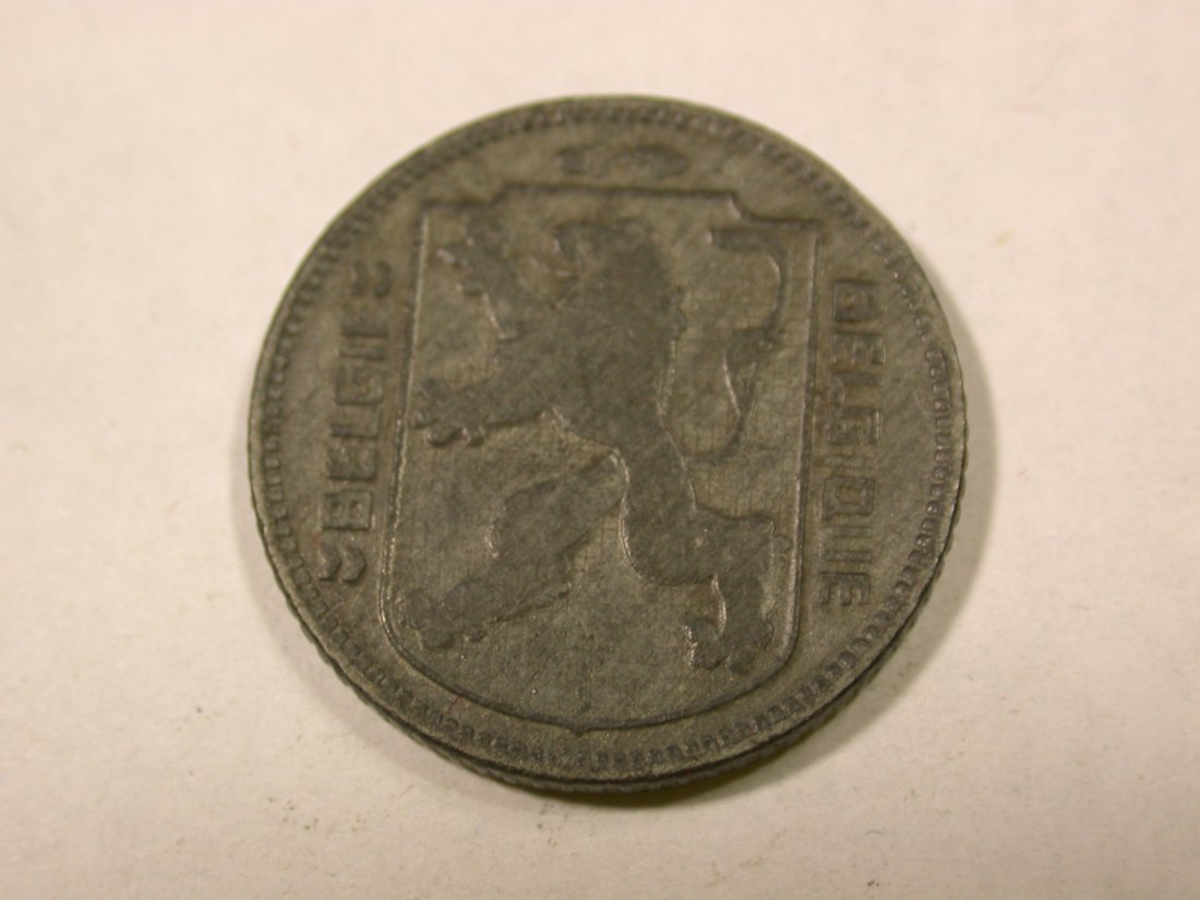  F14  Belgien  1 Franc 1942 in ss+/f.vz  Originalbilder   