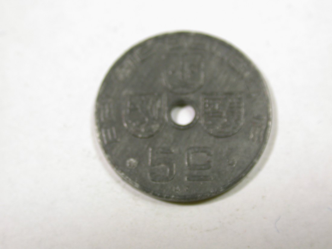 F14 Belgien 5 Centime 1942 in ss+ I Originalbilder