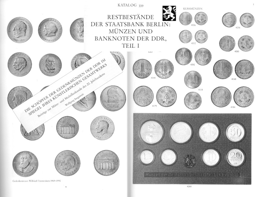  Busso Peus (Frankfurt) Auktion 339 (1994) Restbestände der Staatsbank Berlin DDR Münzen&Noten Teil01   