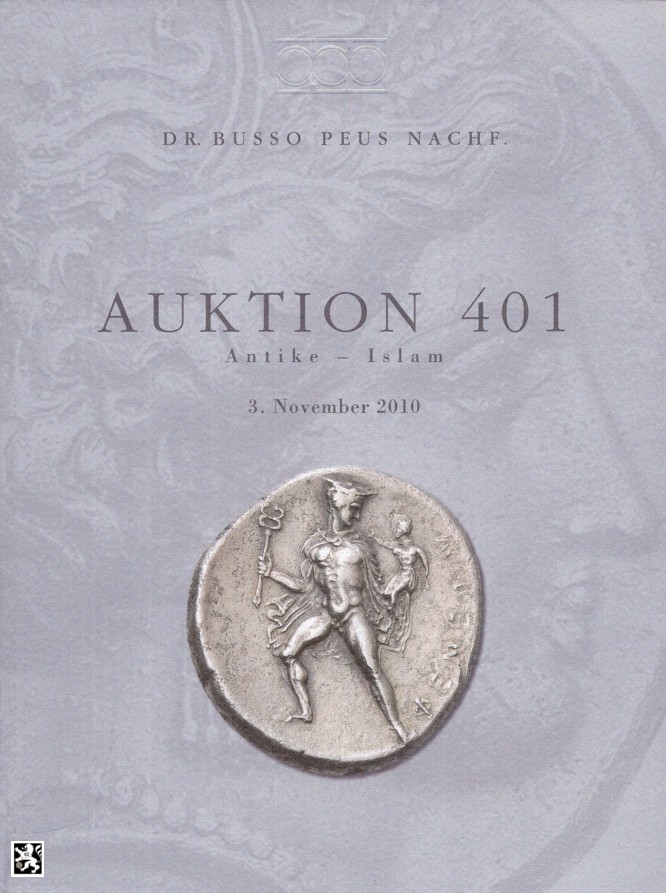 Busso Peus (Frankfurt) Auktion 401 (2010) Spezialsammlung Bronzemünzen Sizilien / Sammlung Griechen