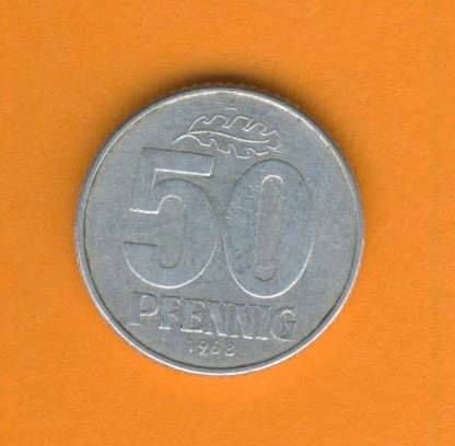  DDR 50 Pfennig 1968 A   