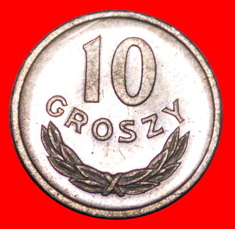  * SOCIALIST STARS ON EAGLE (1961-1985):POLAND★10 GROSZES 1975★DISCOVERY COIN★LOW START ★ NO RESERVE!   
