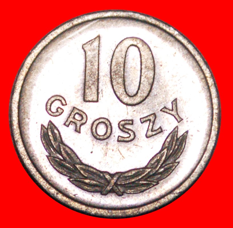 * SOCIALIST STARS ON EAGLE (1961-1985):POLAND★10 GROSZES 1975★DISCOVERY COIN★LOW START ★ NO RESERVE!