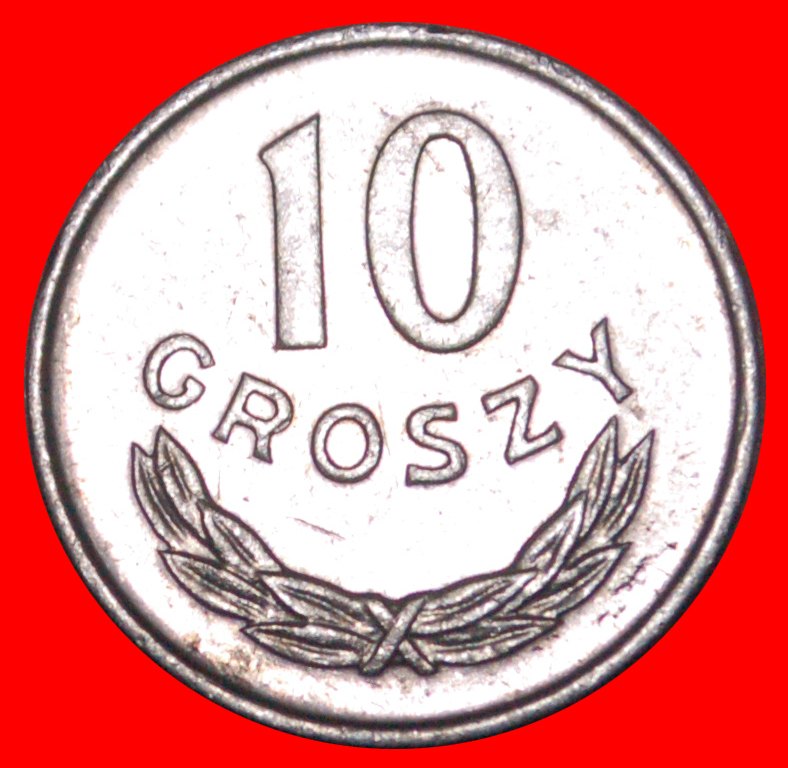  * SOCIALIST STARS ON EAGLE (1961-1985):POLAND★10 GROSZES 1977★DISCOVERY COIN★LOW START ★ NO RESERVE!   