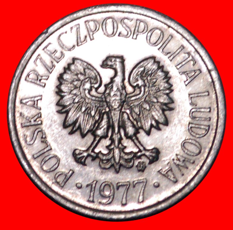  * SOCIALIST STARS ON EAGLE (1961-1985):POLAND★10 GROSZES 1977★DISCOVERY COIN★LOW START ★ NO RESERVE!   