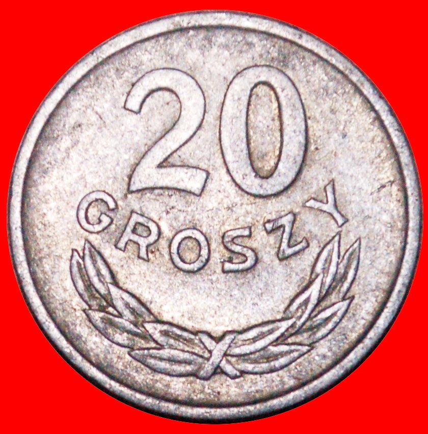  * SOCIALIST STARS ON EAGLE (1957-1985):POLAND★20 GROSZES 1962★DISCOVERY COIN★LOW START ★ NO RESERVE!   