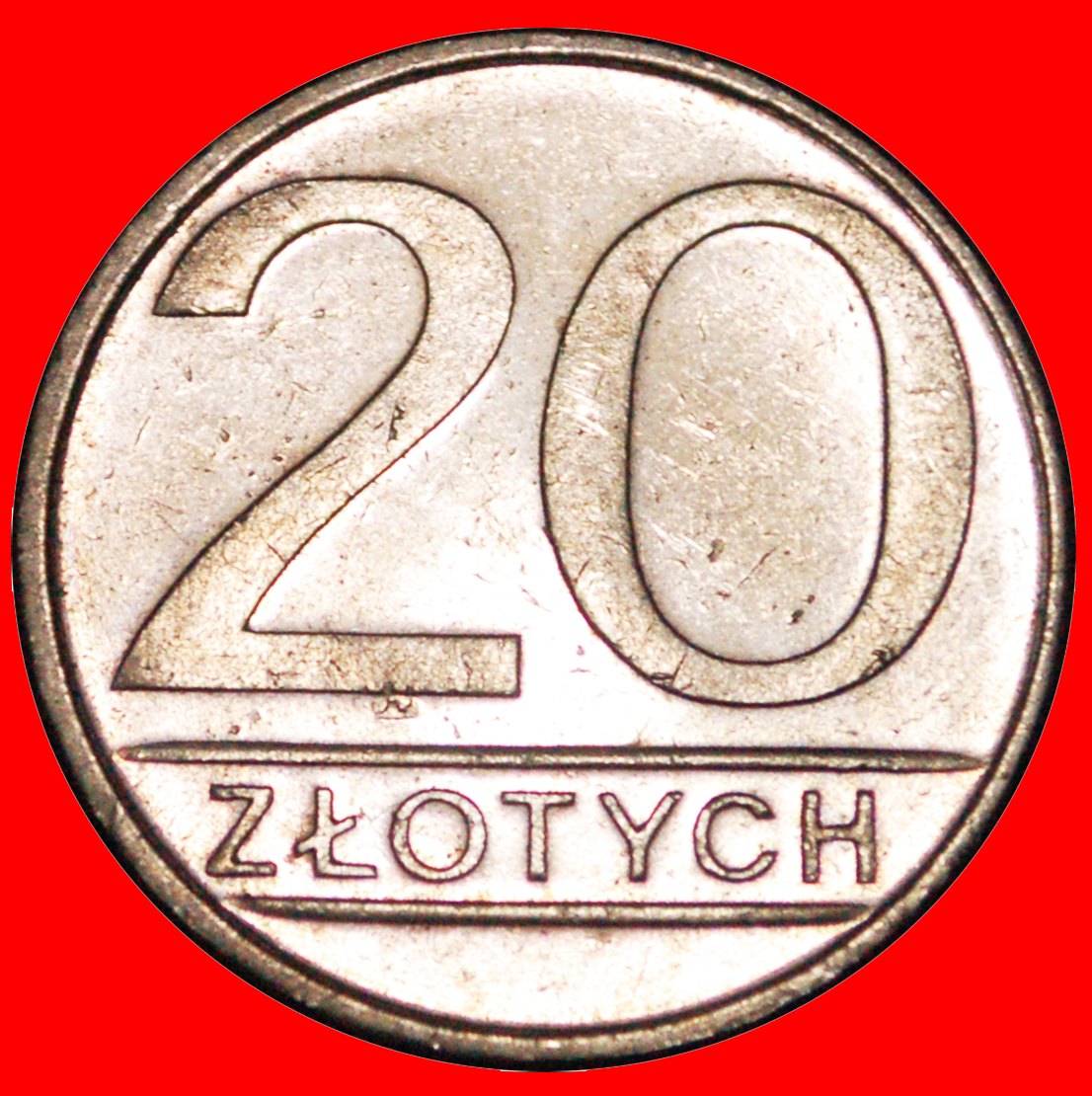  * STERNE AUF ADLER: POLEN ★ 20 ZLOTY 1986! ENTDECKUNG MÜNZE! ★OHNE VORBEHALT!   