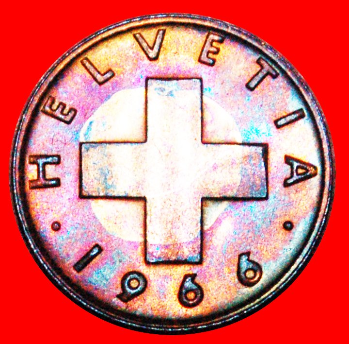* WHEAT SPRIG (1948-2006): SWITZERLAND ★ 1 RAPPEN 1966B! DIES II+B! ★LOW START ★ NO RESERVE!