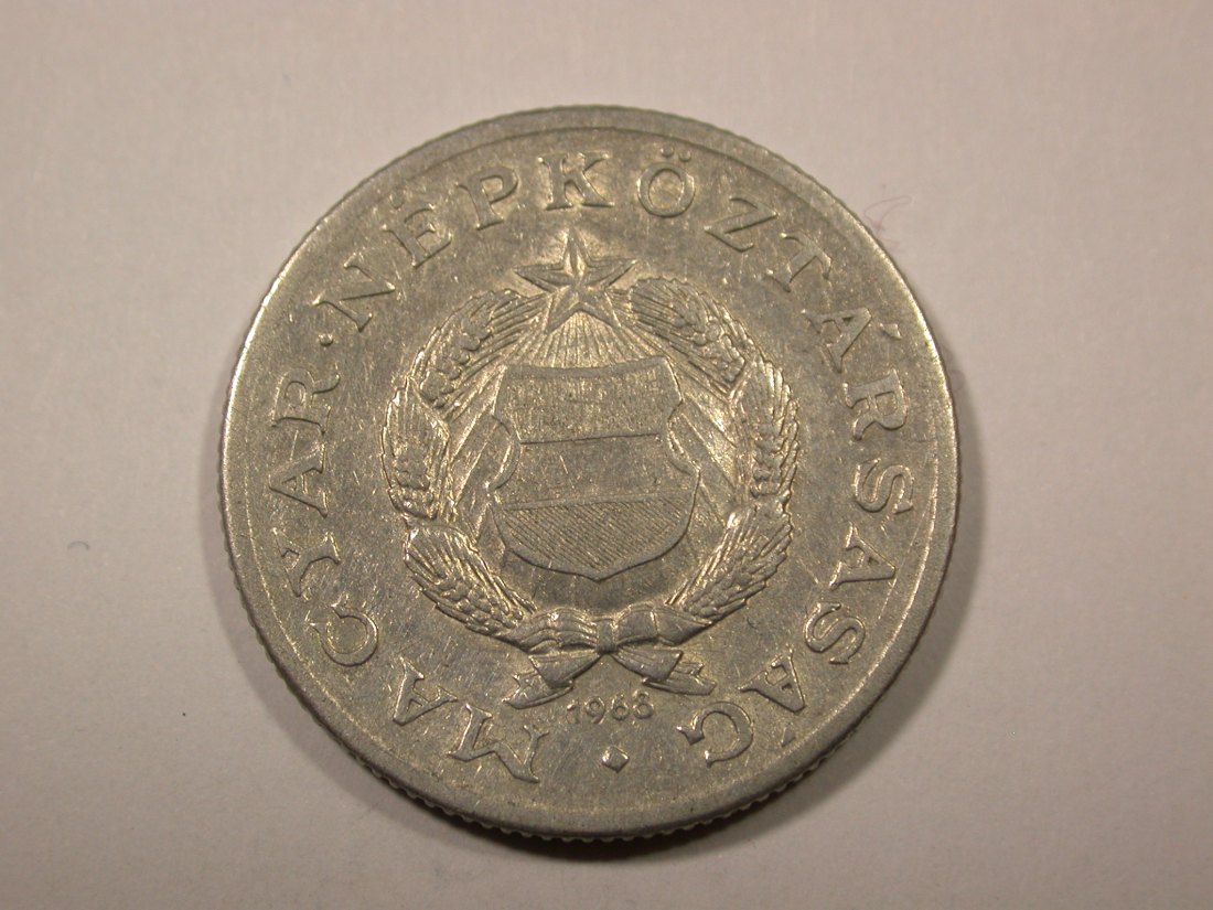  F16  Ungarn  1 Forint 1968 in ss+    Originalbilder   