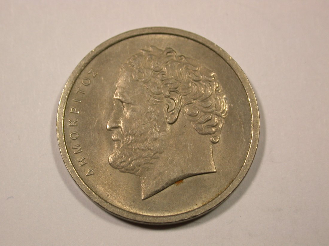 F16 Griechenland 10 Drachmai 1978 in vz-st/f.st Originalbilder