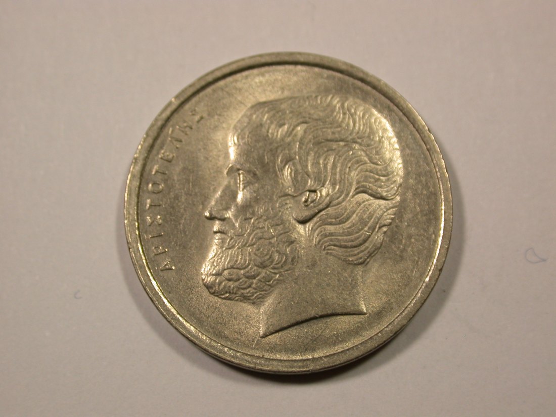 F16 Griechenland 5 Drachmai 1978 in vz-st Originalbilder