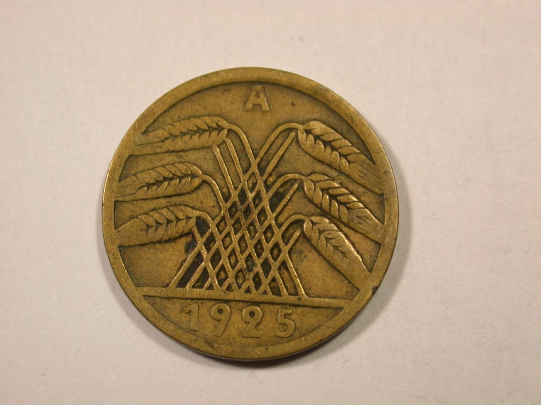  F16  Weimar  5 Reichs Pfennig 1925 A in ss   Originalbilder   