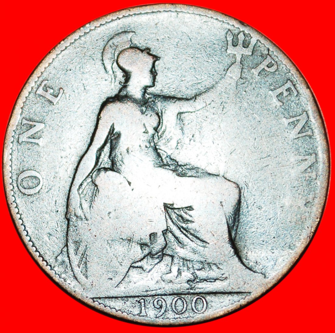  * HERRIN DER SEEN: GROSSBRITANNIEN ★ PENNY 1900! VICTORIA (1837-1901) INTERESSANTES  OHNE VORBEHALT!   