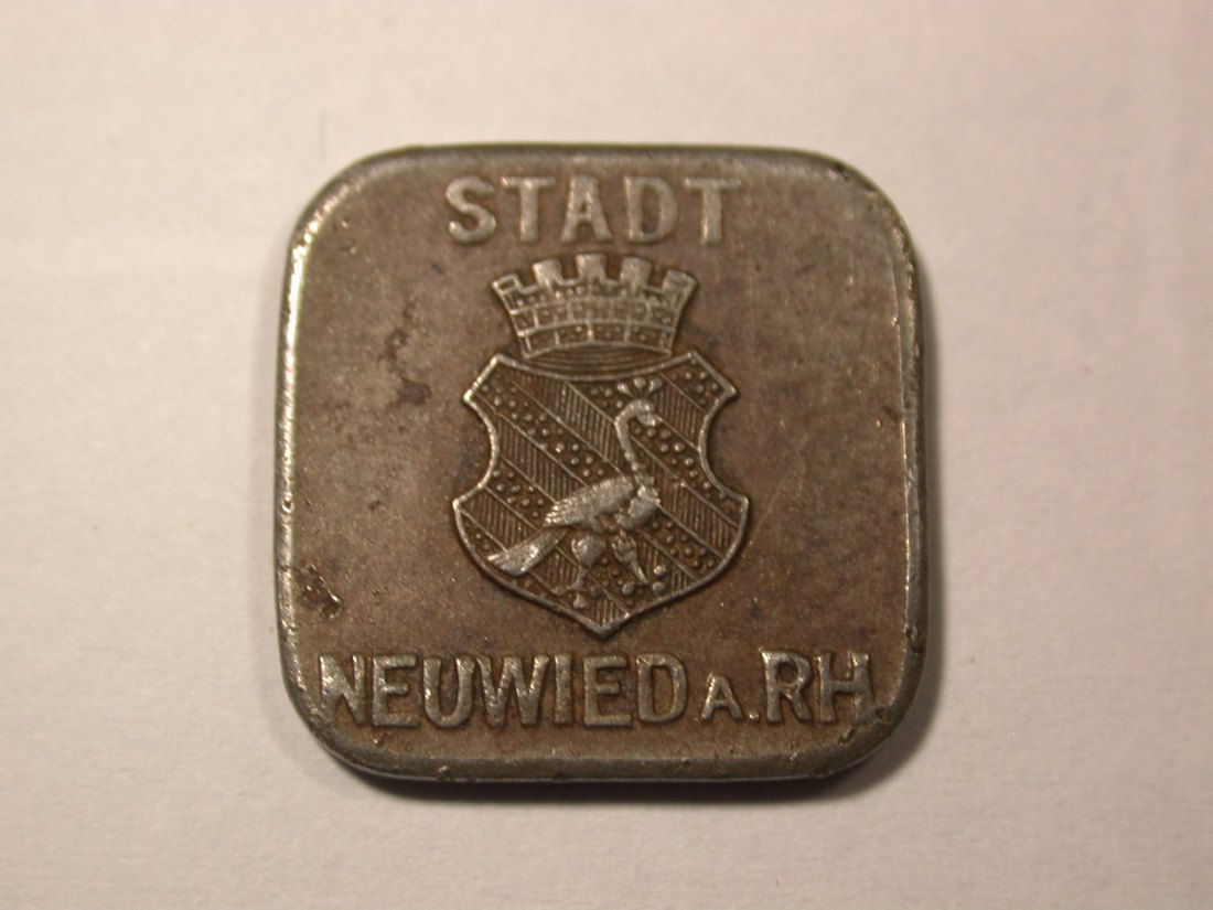  F17  Notgeld Neuwied a.R. 10 Pfennig 1917 in f.vz  Originalbilder   