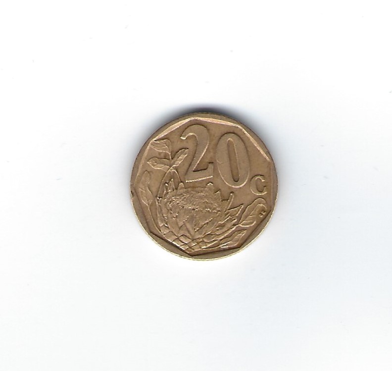  Südafrika 20 Cents 2004   