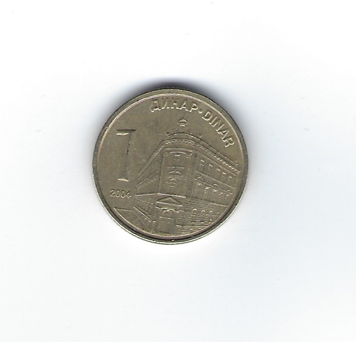  Serbien 1 Dinar 2004   