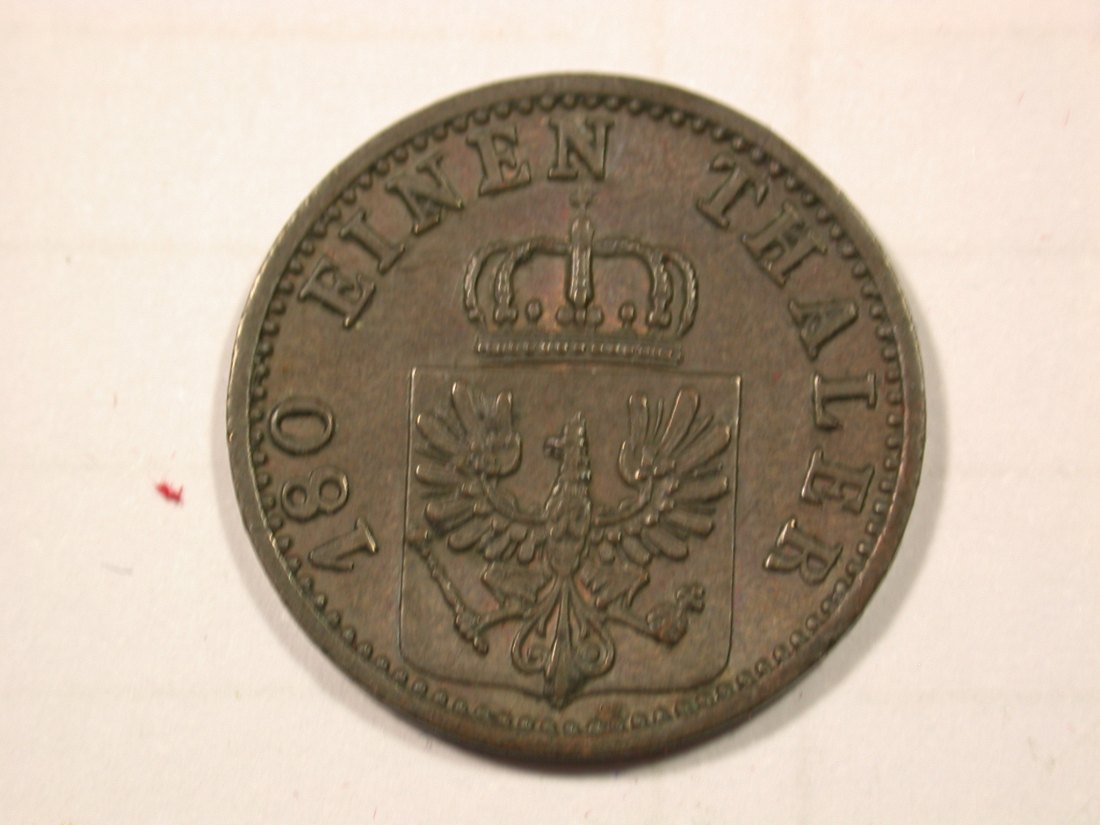  F19 Preussen  2 Pfennig 1869 A in f.ST    Originalbilder   