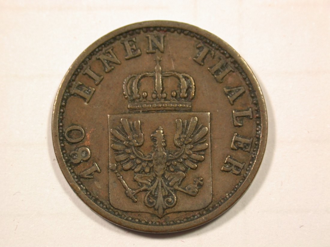  F19 Preussen  2 Pfennig 1868 C in vz    Originalbilder   