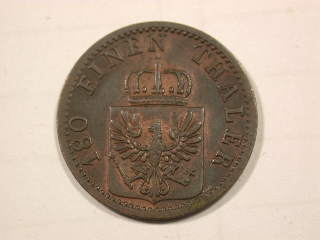  F19 Preussen  2 Pfennig 1871 C in f.vz    Originalbilder   