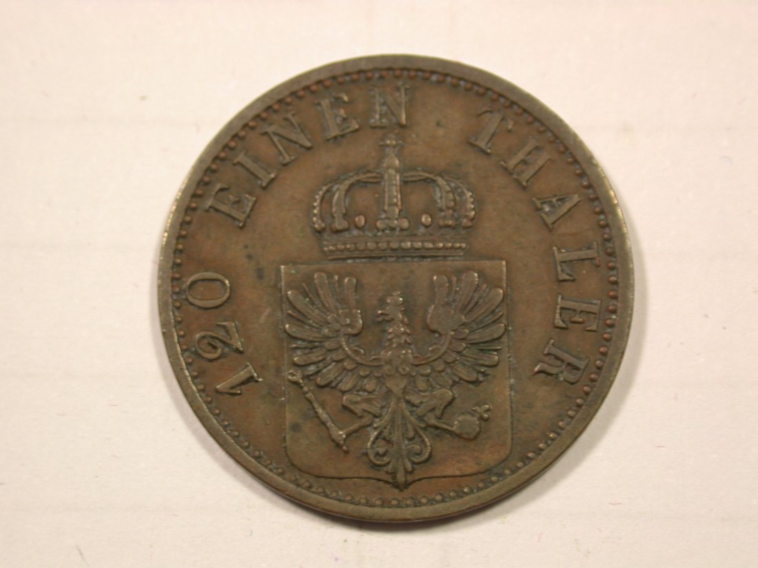  F19 Preussen  3 Pfennig 1869 A in vz  Originalbilder   