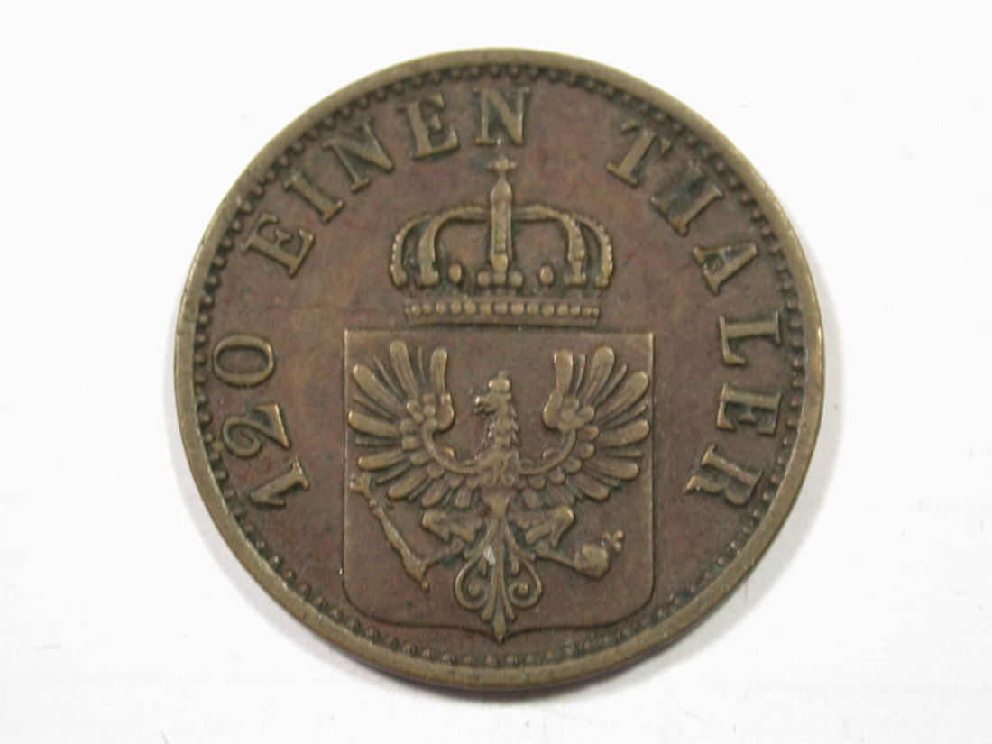  F19 Preussen  3 Pfennig 1872 A in vz   Originalbilder   