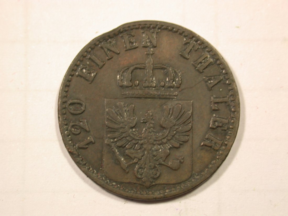  F19 Preussen  3 Pfennig 1868 B in ss-vz, Rdf    Originalbilder   