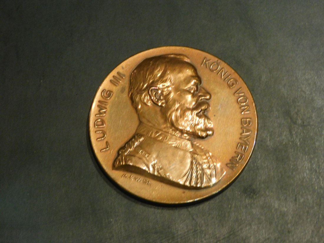 GERMANY 1913 MEDAL BAVARIA.GRADE-PLEASE SEE PHOTOS.