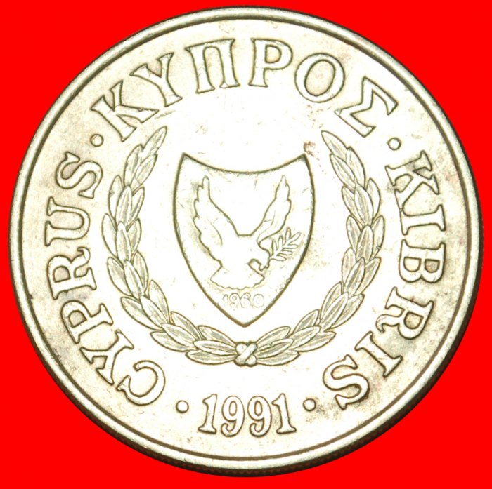  * ZENO OF CITIUM (334-262 BCE): CYPRUS ★ 20 CENTS 1991! LOW START★NO RESERVE!   