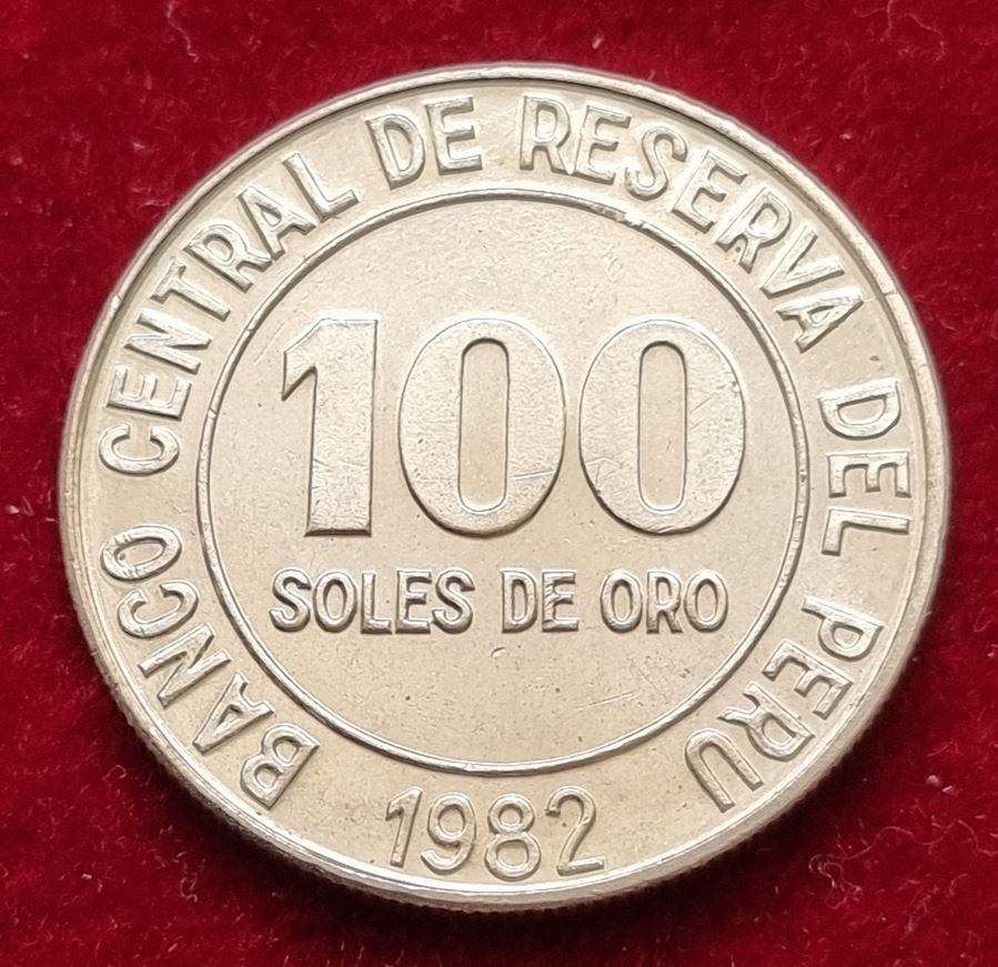 15391(4) 100 Soles de Oro (Peru) 1982 in UNC........................ von Berlin_coins