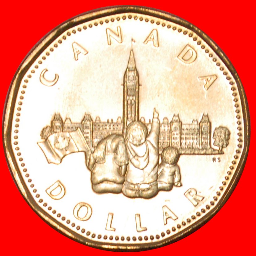  * CONFEDERATION: CANADA ★ 1 DOLLAR 1867-1992 UNC!!! MINT LUSTER! LOW START ★ NO RESERVE!   