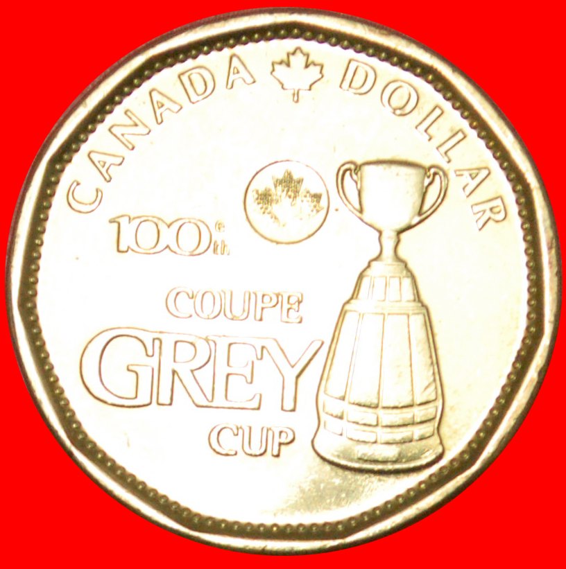  * GREY CUP: CANADA ★ 1 DOLLAR 2012 MINT LUSTER! LOW START ★ NO RESERVE!   