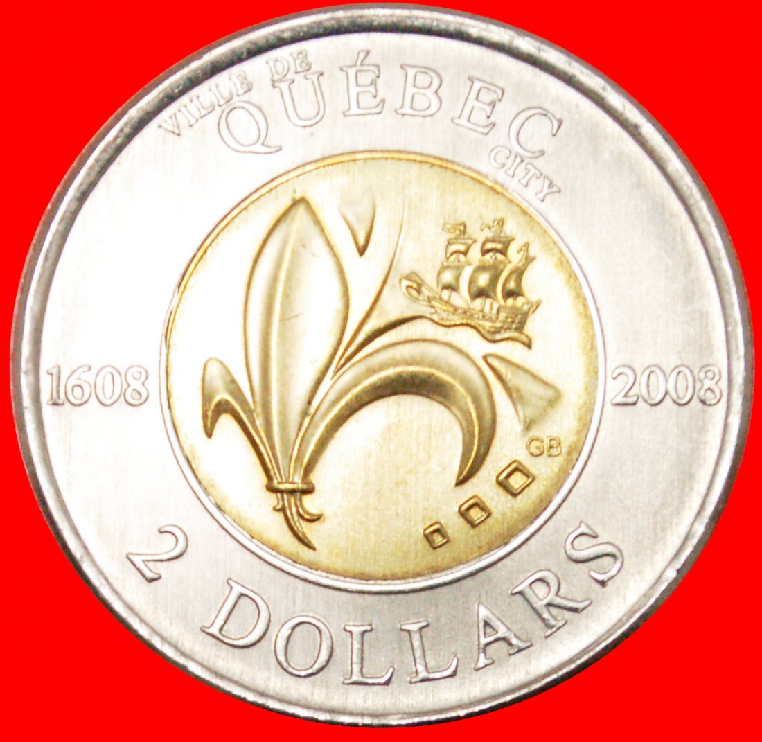  * SHIP: CANADA ★ 2 DOLLARS 1608-2008 UNC! LOW START ★ NO RESERVE!   