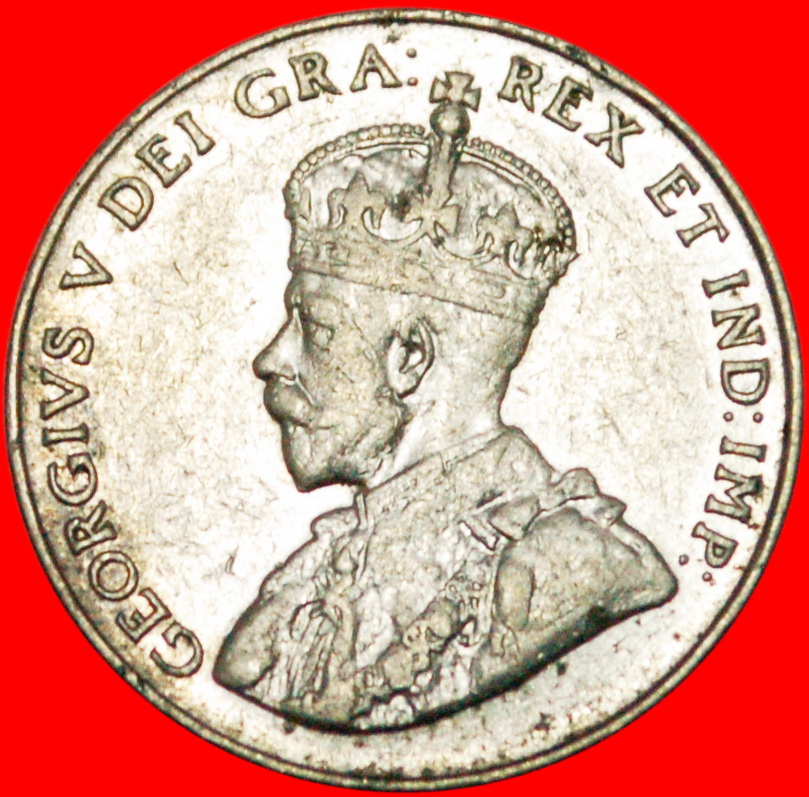  * NAHE ´2´: KANADA ★5 CENTS 1932! ´S´ WEIT VOM RAND! GEORG V. (1911-1936) OHNE VORBEHALT!   