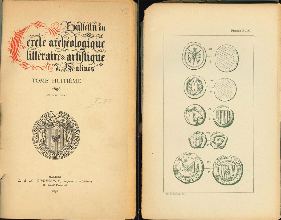  L. a A. Godenne; Malines 1898, Seiten 145-230 mit 53 Tafeln   