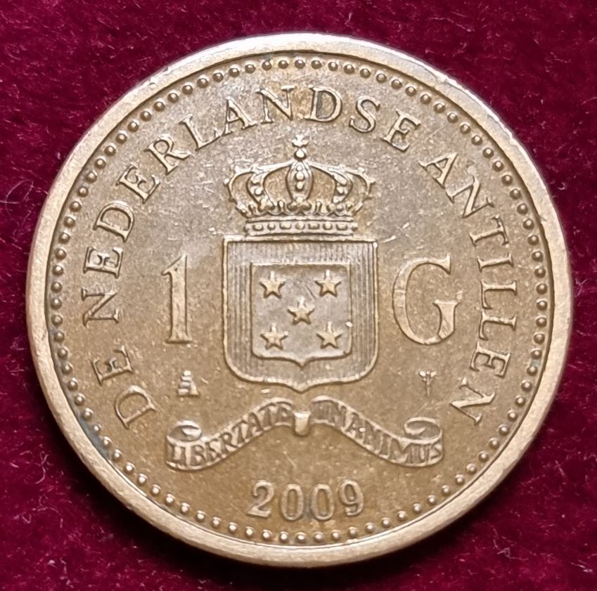  14836(1) 1 Gulden (Niederländische Antillen) 2009 in vz ........................... von Berlin_coins   