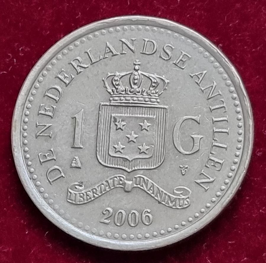 15138(5) 1 Gulden (Niederländische Antillen) 2006 in vz ......................... von Berlin_coins